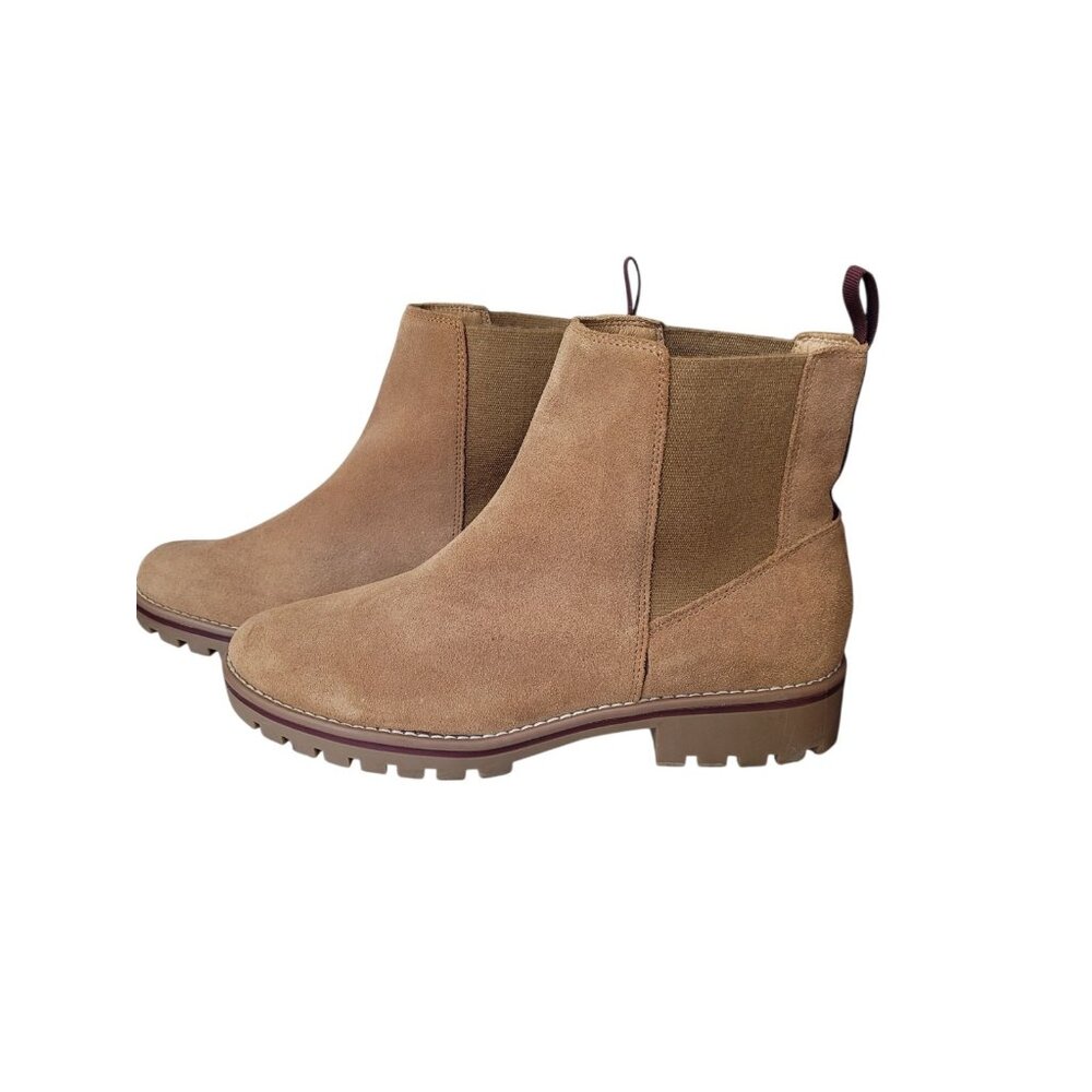 Crown Vintage Tipryn Chelsea Boot Pull On Women’s Size 10M Brown Suede - Picture 2 of 9